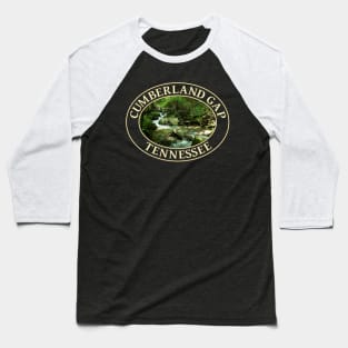 Mountain Stream in Cumberland Gap, Tennessee Baseball T-Shirt